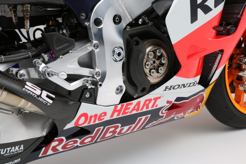 detalle de la honda rc213v