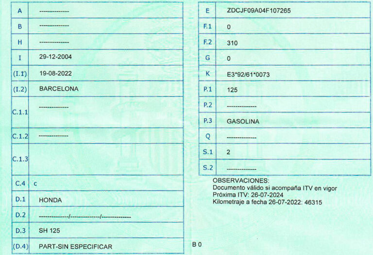 N mero De Bastidor De Una Moto Qu Es Y D nde Encontrarlo Box Repsol